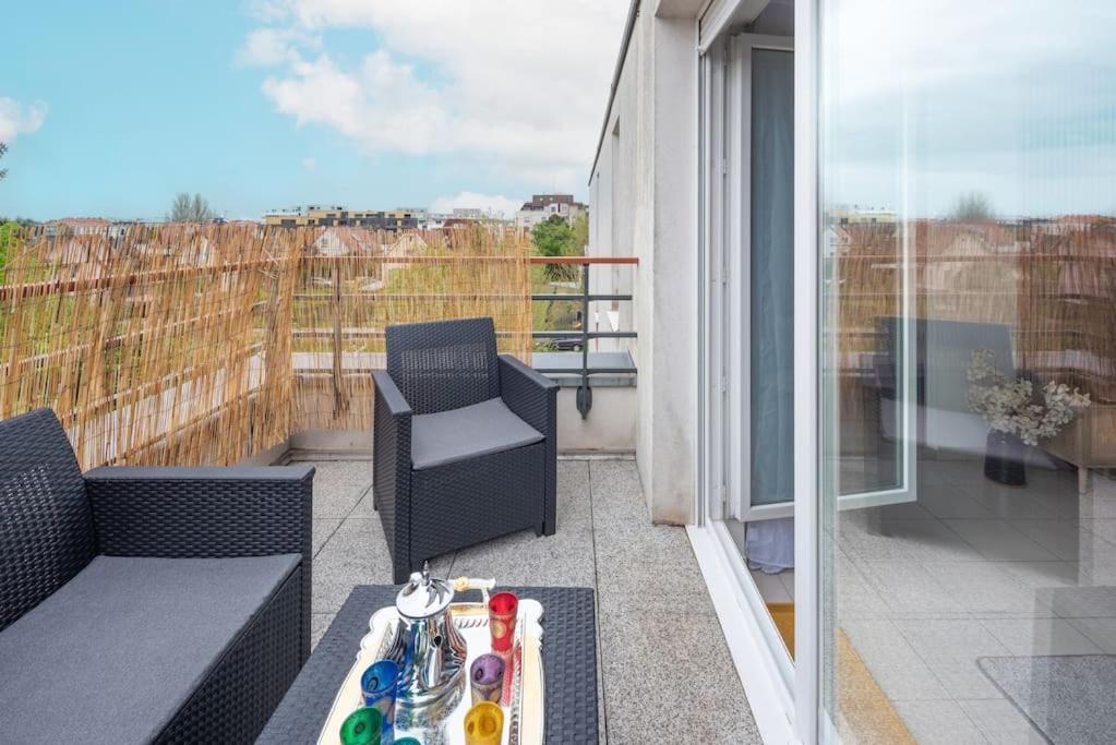 Ferienwohnung L'Excellence-8Min Aeroport-Terrasse-Parking Prive Lingolsheim Exterior foto